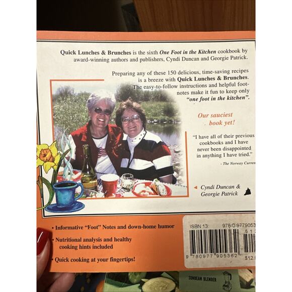 One Foot in the Kitchen Cookbooks Quick Lunches and Brunches by Georgie Patrick - Picture 4 of 6